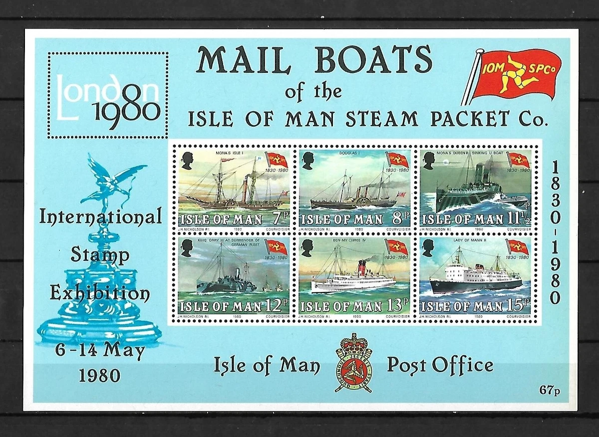 Prophila Collection Briefmarken – Isle Of Man 1977 Landschaften, Postfrisch MNH, Komplette Ausgabe 95-96