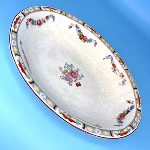 J & G Meakin Ovalado Veg Bowl Richmond 10" MEKRIC Floral Centro Swags EMBALAJE ORIGINAL 10 Descontado - Imagen 1 de 8