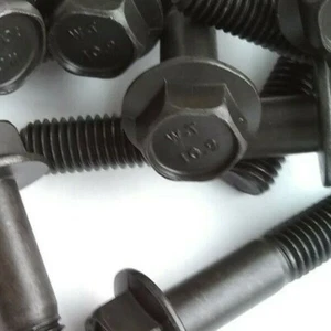 (4) M10-1.5 x 50 mm Metric Hex Flange Bolts Gr 10.9 Eur Asia automotive M10x50 - Picture 1 of 3