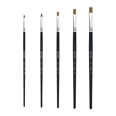  XDT#537 Artist Paint Nail Art Brush 5pc Micro Fine Detail Watercolor Acrylic - Image 1 of 4