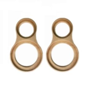 A Pair MDF Speaker Mounting Spacer Rings W/ Dual Holes 1.5"  & 3.5" With Bezel