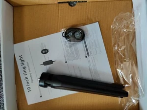 LED Ring Light Live Makeup Video Photo With Desk Tripod Phone Holder 10" UK - Picture 1 of 6