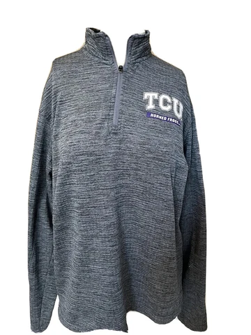 TCU Horned Frogs KA Knights 1/4 Zip Pullover Mens Texas Christian U Size Medium Cover