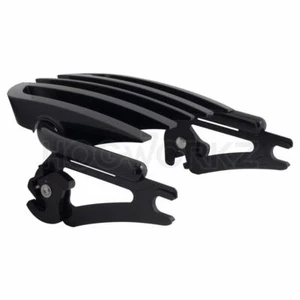 Hogworkz Black Detachable Stealth B2 Luggage Rack Harley Touring 09-Up - Picture 1 of 8
