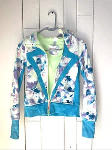 Ivivva Girls Size 10 Perfect Your Practice Jacket  Mermaid Tears - Picture 1 of 9