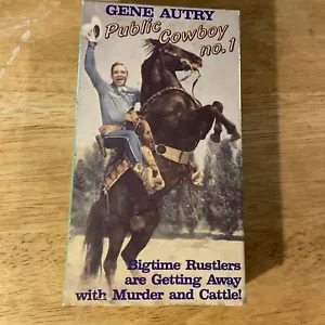 Public Cowboy no. 1 VHS Gene Autry 1989 - Picture 1 of 5