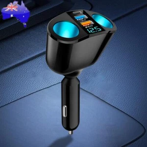 Car Cigarette Lighter Socket Splitter PD QC3.0 12V-24V Phone Charger Socket 2.4A - Zdjęcie 1 z 11