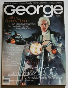 GEORGE magazine JFK Nov 1999 Arnold Schwarzenegger - Bild 1 von 2