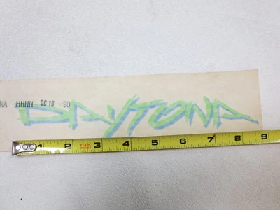 Nuevo fabricante de equipos originales Mopar 1990 1991 1992 1993 Dodge Daytona calcomanía fábrica nuevo acabado original Foto 1 de 4