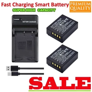 2x 2100mAh Battery + LED USB Charger For FUJIFILM NP-W126 NP-W126S BC-W126 - Picture 1 of 9