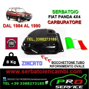 Serbatoio NUOVO per FIAT PANDA 4X4 a CARBURATORE benzina TUBO RIFO. OVALE - Imagen 1 de 1