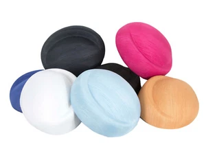 Large Pillbox Fascinator Base w/ ridge Hats Making Crafts Fascinators Millinery - Picture 1 of 22