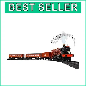 Battery-Powered Hogwarts Express Train Set with Customizable Track & Vapor Smoke - Picture 1 of 17