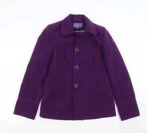 Autonomy Womens Purple Jacket Size 10 Button - Picture 1 of 12