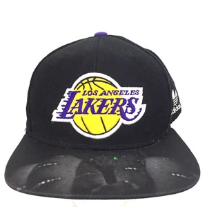 Kobe Bryant Black Mamba Bill Hat LA Lakers #24 Adidas Logo NBA Basketball Cap - Picture 1 of 12