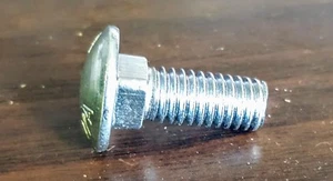 (200) Carriage Head Bolt 3/8"-16 x 1" Long Zinc Plated 307A - Picture 1 of 4