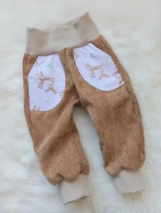 NUOVO * Pantaloni bambino * taglia 74 * pantaloni bambino * tutina * jogger * cervo - Foto 1 di 4