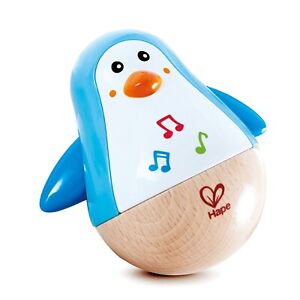 Hape Penguin Musical Wobbler - Tilting Toy Nevalyashka Never Fall Doll Неваляшка