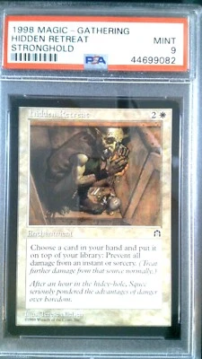 Hidden Retreat Stronghold Mint MTG PSA 9 BGS  Magic the gathering - Image 1 of 2