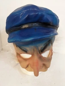 Vintage Ben Cooper Sea Captain Old man  #132 halloween Mask Rubber RARE - Picture 1 of 4