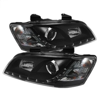 Faros proyectores DRL negros altos H1 bajos H7 para Pontiac G8 08-09 de Spyder Foto 1 de 4
