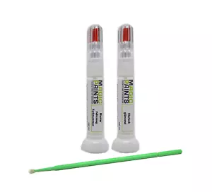 Lackstift Set geeignet für Audi, LZ9Y / L8L8 Phantomschwarz + Klarlack, 2 in 1 - Bild 1 von 4