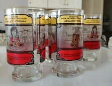 6 Guinness Book Of World Records XL Drinking Glasses 1976 Sterling Publishing