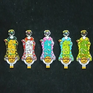 [Komplettsatz] Hard Rock Cafe Kyoto Maiko Girl Pin 5 Farben ( limitiert je 500 ) - Bild 1 von 6