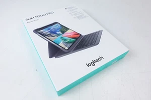 Logitech Slim Folio iPad Pro Case Wireless Bluetooth Keyboard 12.9" US version - Picture 1 of 7