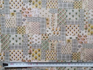 Remnant Ikat Neats C Liberty of London Tana Lawn cotton approx 33 x 30 cm - Picture 1 of 4