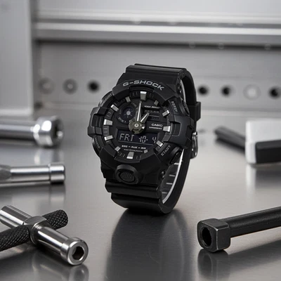 Casio GA700-1B G-Shock Black Analog Digital Watch best seller NEW - Image 1 of 4