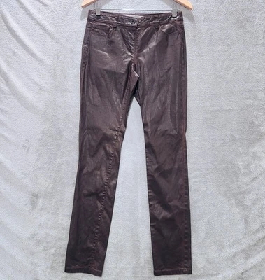 Pantalones ajustados de cuero sintético W By Worth para mujer talla 0 Western Country elásticos Foto 1 de 4