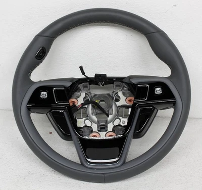 OEM Steering Wheel For Lincoln Aviator Slate Gray Leather LC5B3600EK3KX4 Scratch - Image 1 of 4