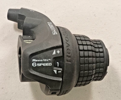Shimano Revoshift 6-Speed Twist Shifter – 22.2 mm Handlebar – Good Condition - Image 1 of 4