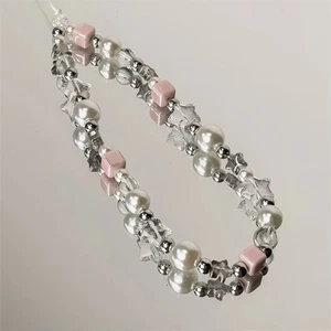 Star Phone Strap Pink Car Key Chains 2024 Phone Strap Lanyards  Phone - Photo 1 sur 5