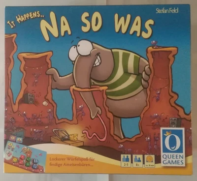 it happens..  na so was - Queen Games   seltenes Würfel-Brettspiel   Stefan Feld - Bild 1 von 4