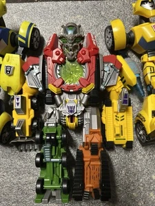 2008 Transformers bundle Devastator Bumblebee Mega Power Bots 12"  - Picture 1 of 2