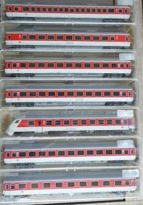 Fleischmann 5100-5104,5109 H0 7x IC/EC - Wagen- Steuerwagen m.Licht DB AG Ep.5/6 - Bild 1 von 7