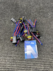 QTY 10 New Kit Nilight 3Pin Electrical Wire Connectors for Cars, Trucks, Boats, - Picture 1 of 6