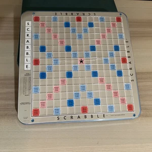Vintage 1977 Scrabble Deluxe Edition With Turntable & Box WITH FLAW - Picture 1 of 11
