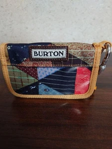 BURTON Diseño Patchwork Pass Case Billetera Mosquetón incluido Multicolor - Imagen 1 de 4