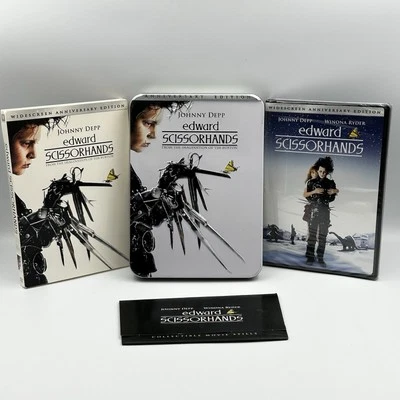 Edward Scissorhands - DVD Anniversary Edition Directed by Tim Burton 2005 Tin - Image 1 of 4