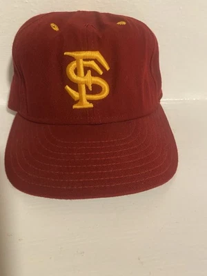 Boné de beisebol vintage anos 90 New Era FSU Seminoles logotipo chapéu - Imagem 1 de 4