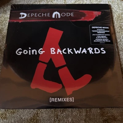 Depeche Mode Going Backwards 12” Vinyl 2 Disc New Hype Sticker *Cover Crease - Image 1 of 4