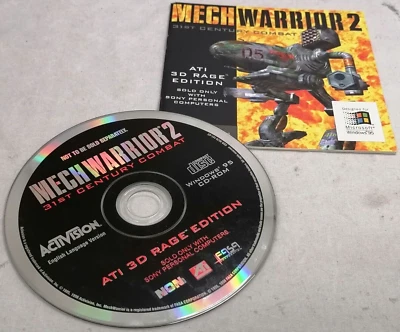 Vintage 1995 Mech Warrior 2 31st Century Combat - Image 1 of 3