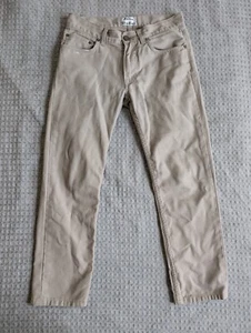 Acne Studios Jeans Adult 30 Hemmed Fits 28x24 Beige Ace Straight Leg 5 Pocket - Picture 1 of 15