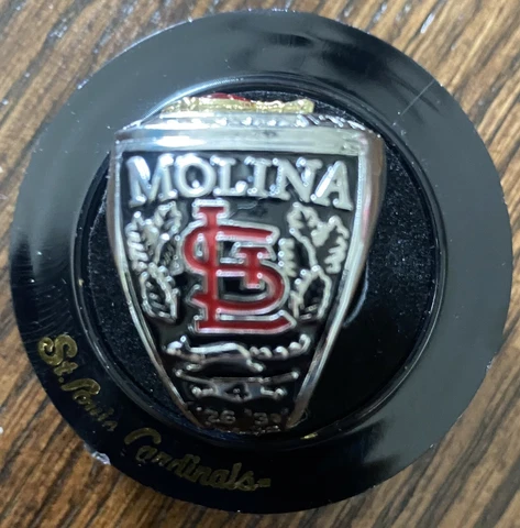 YADIER MOLINA ST. LOUIS CARDINALS 2011 World Series Mystery RING SGA 6/11/2022 Cover