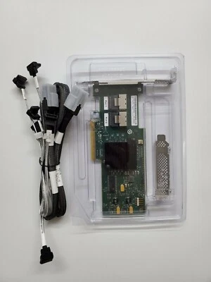  LSI 9220-8i IBM/LSI ServeRAID M1015 SAS SATA PCI-E RAID Controller  + 8087 SATA - Image 1 of 4