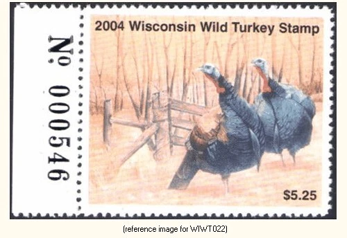 D2K Wisconsin Wild Turkey 2004 $5.25 w/#tab - Image 1 of 1