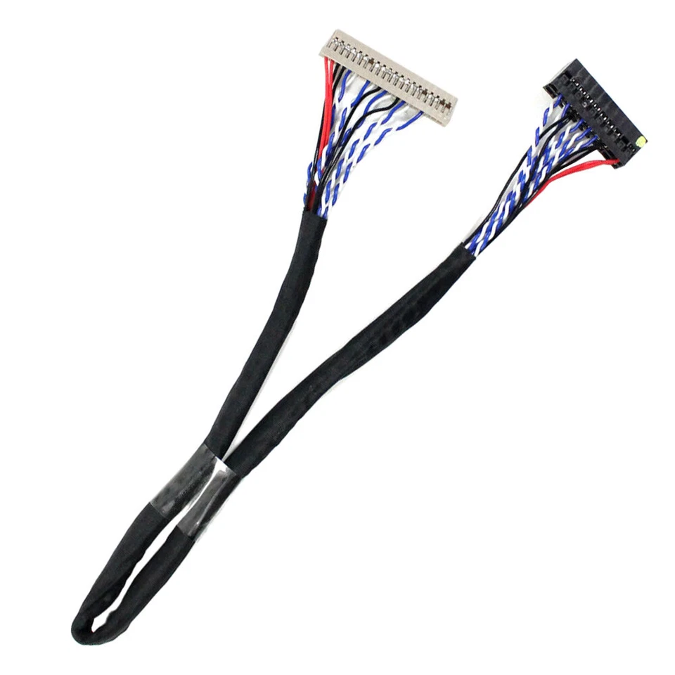 LVDS Cable DF14 20pin 1 Channel 8-bit LCD Screen Display Wire D8 20P  Connector - Image 1 of 4